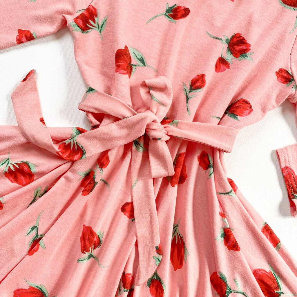 'Lottie' Rose Jersey Dress