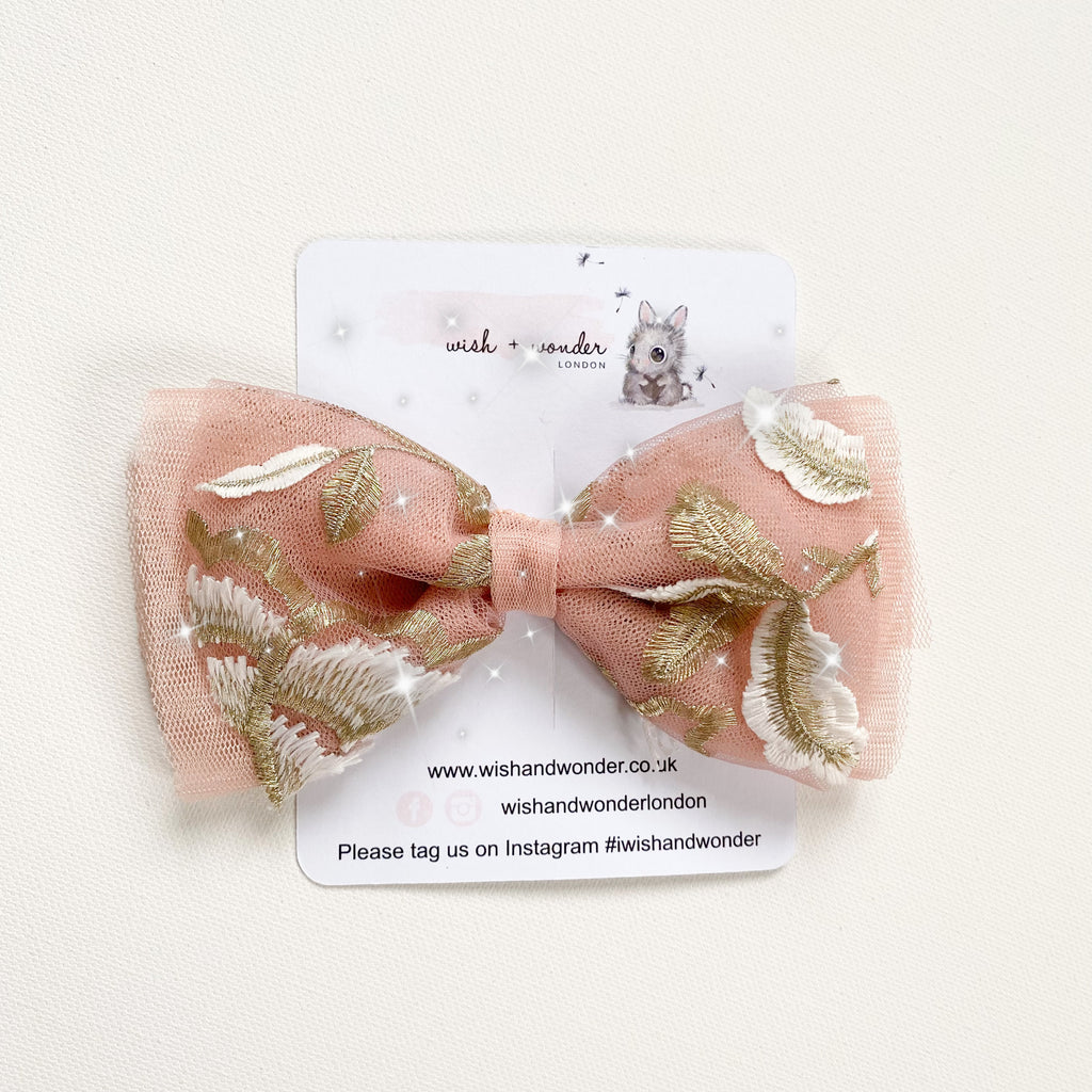 Penelope Lace Hair Bow